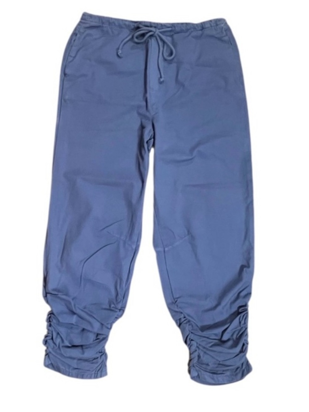 New Free People New Light Parachute Pants in Riverside Small Blue - Picture 7 of 9